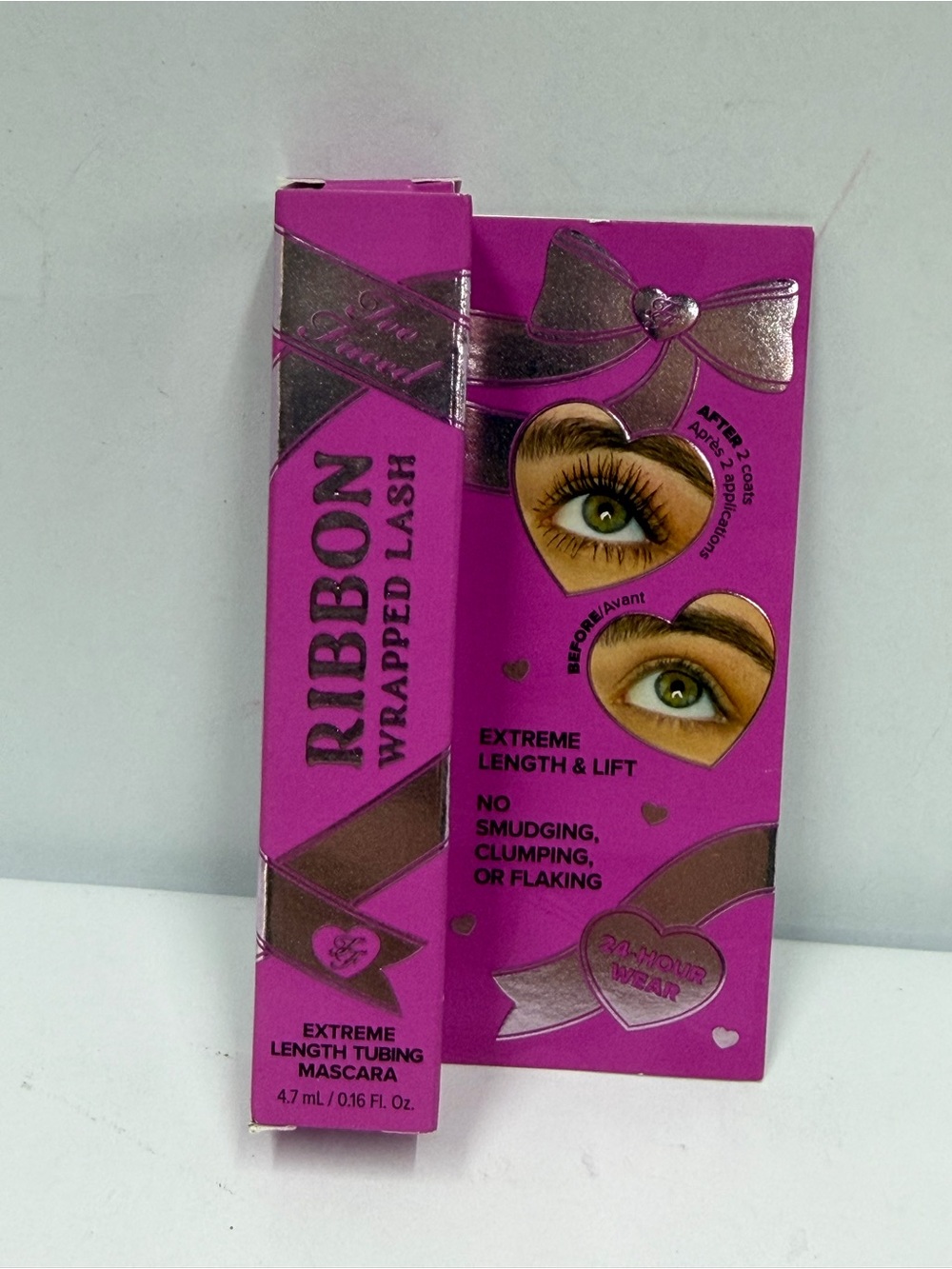 Too Faced Ribbon Wrapped Lash Extreme Length Tubing Mascara – 0.16 oz / 4.7 mL –